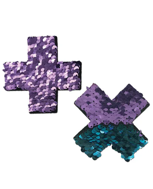 Pastease Color Changing Flip Sequins Cross