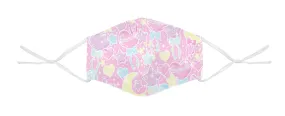 Pastel Party Pink Face Mask (Adult & Youth Sizes)