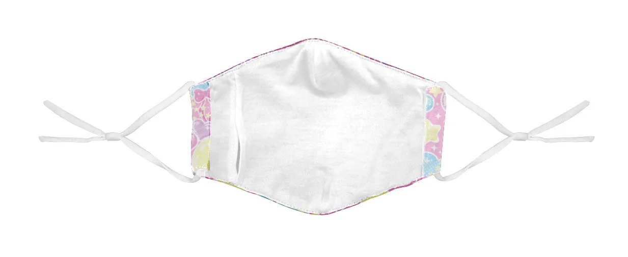 Pastel Party Pink Face Mask (Adult & Youth Sizes)