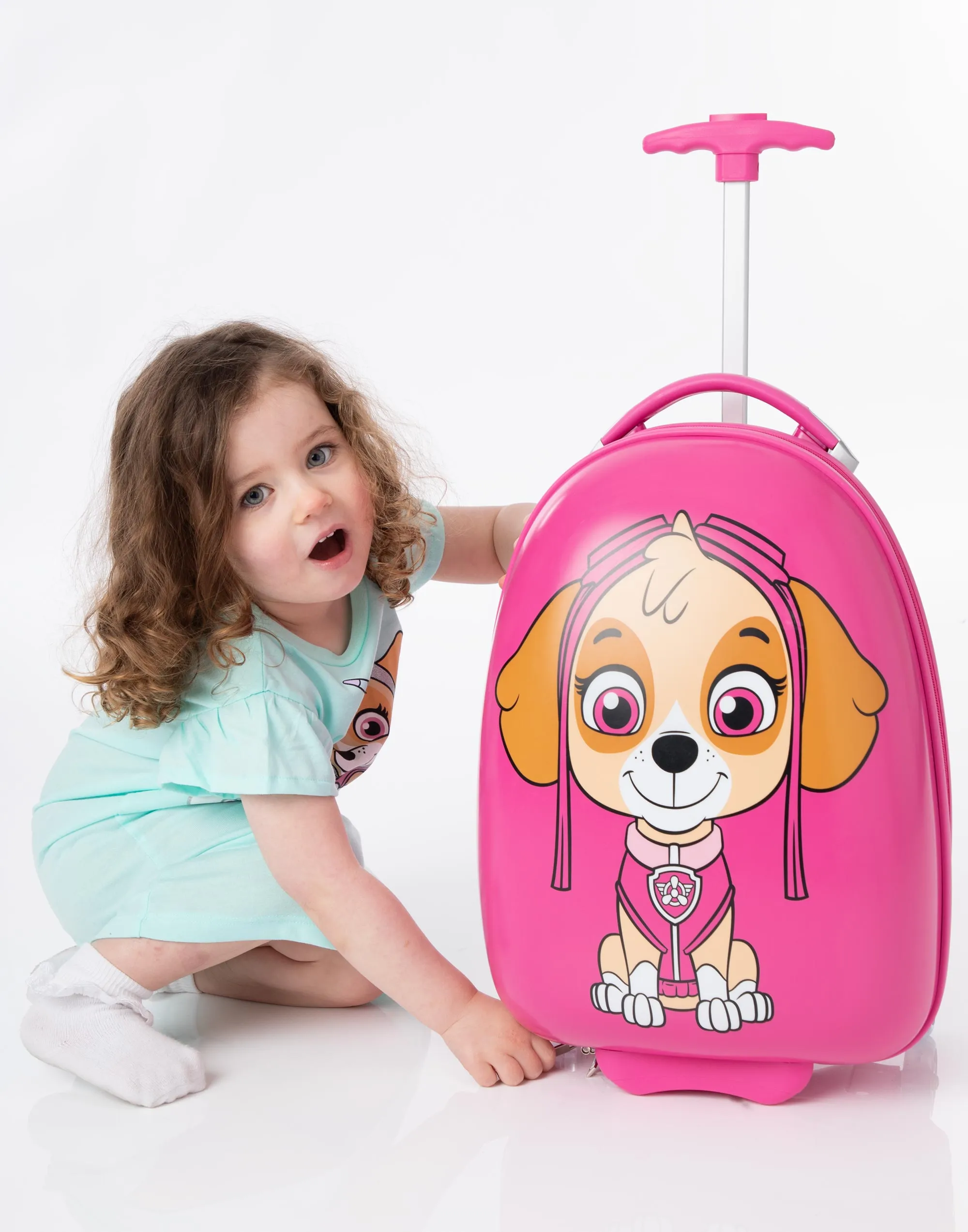 Paw Patrol Girls Pink Small Suitcase