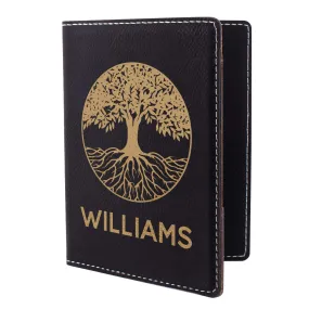 Personalized Passport Holder - Custom Leather Passport Cover