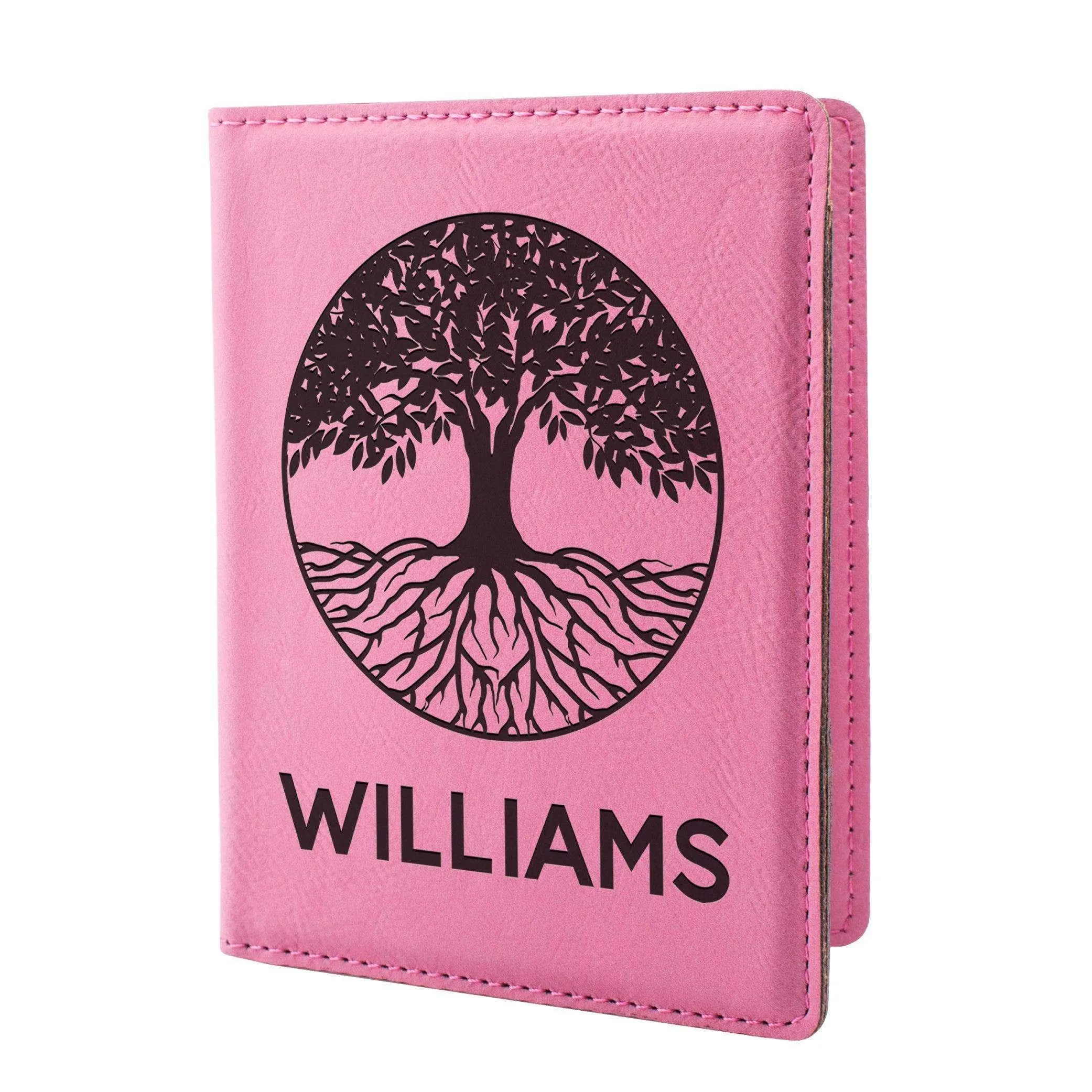 Personalized Passport Holder - Custom Leather Passport Cover