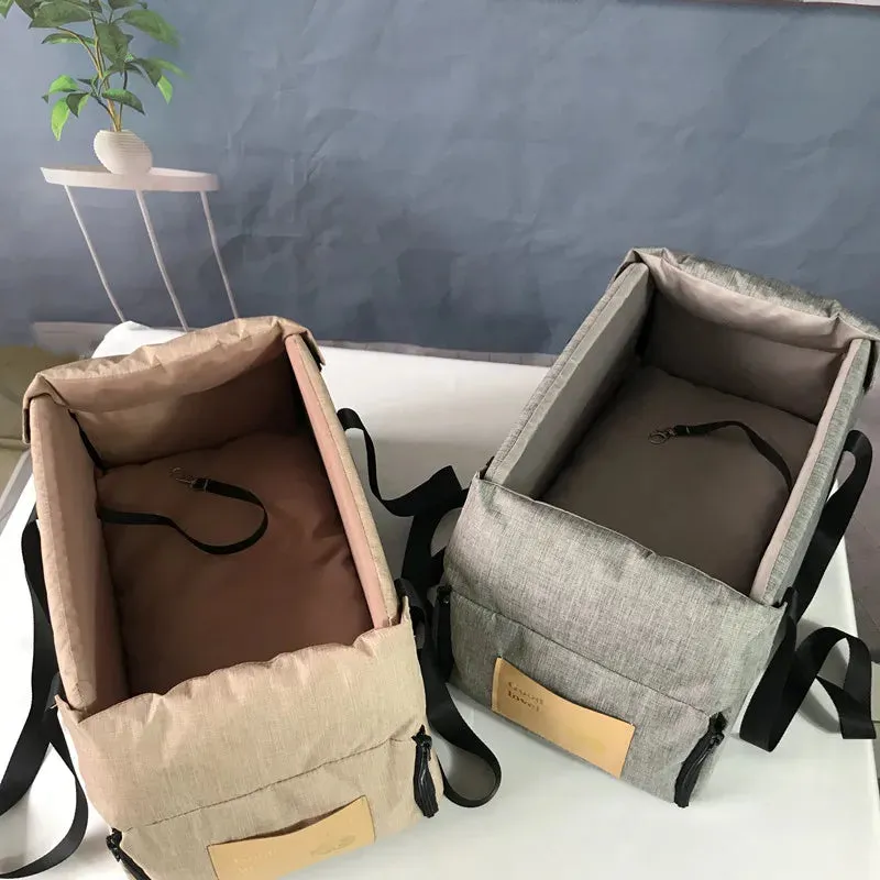 Pet Dog Car Seat Bed Car Central Seat Cat Dog Travel Portable Carrier for Safety Bag Dog Pet Accessories 펫 여행 고양이 개 좌석 침대 운송