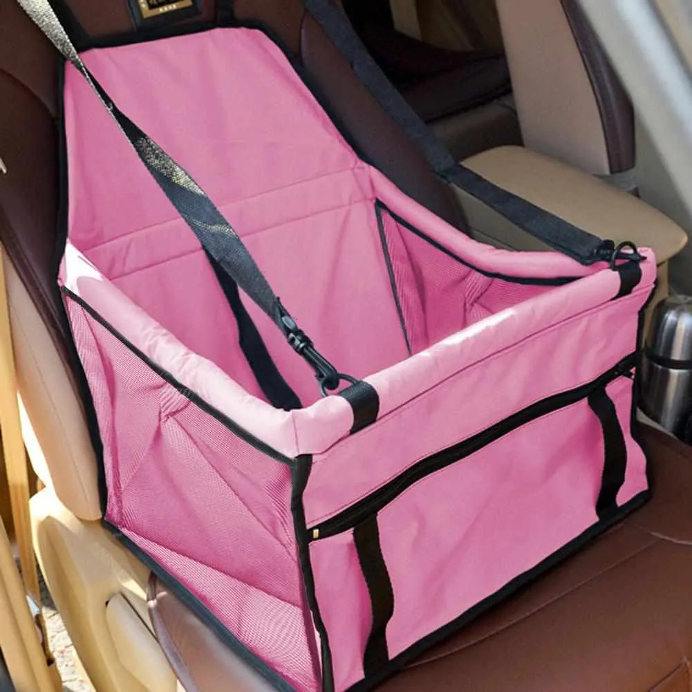 Pet Safety Carrier Seat - Waterproof Safe Carry Cat Puppy Dog Car Seat / Bag / Pad