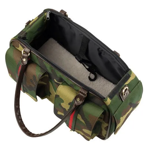 Petote Marlee 2 Dog Carrier Camo Stripe