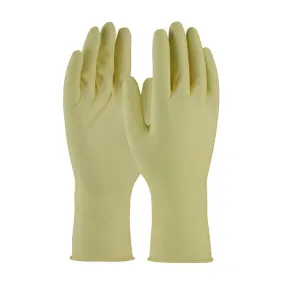 PIP CleanTeam 100-323000-M Single Use Class 100 Cleanroom Latex Glove with Fully Textured Grip - 12", Natural, Medium, Case of 10 Bags