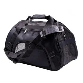 Portable Pet Carrier Bag - Foldable Mesh Travel Bag for Cats & Small Dogs