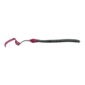 PowerBait Power Worm Soft Bait - 10" Length, June Bug, Per 8