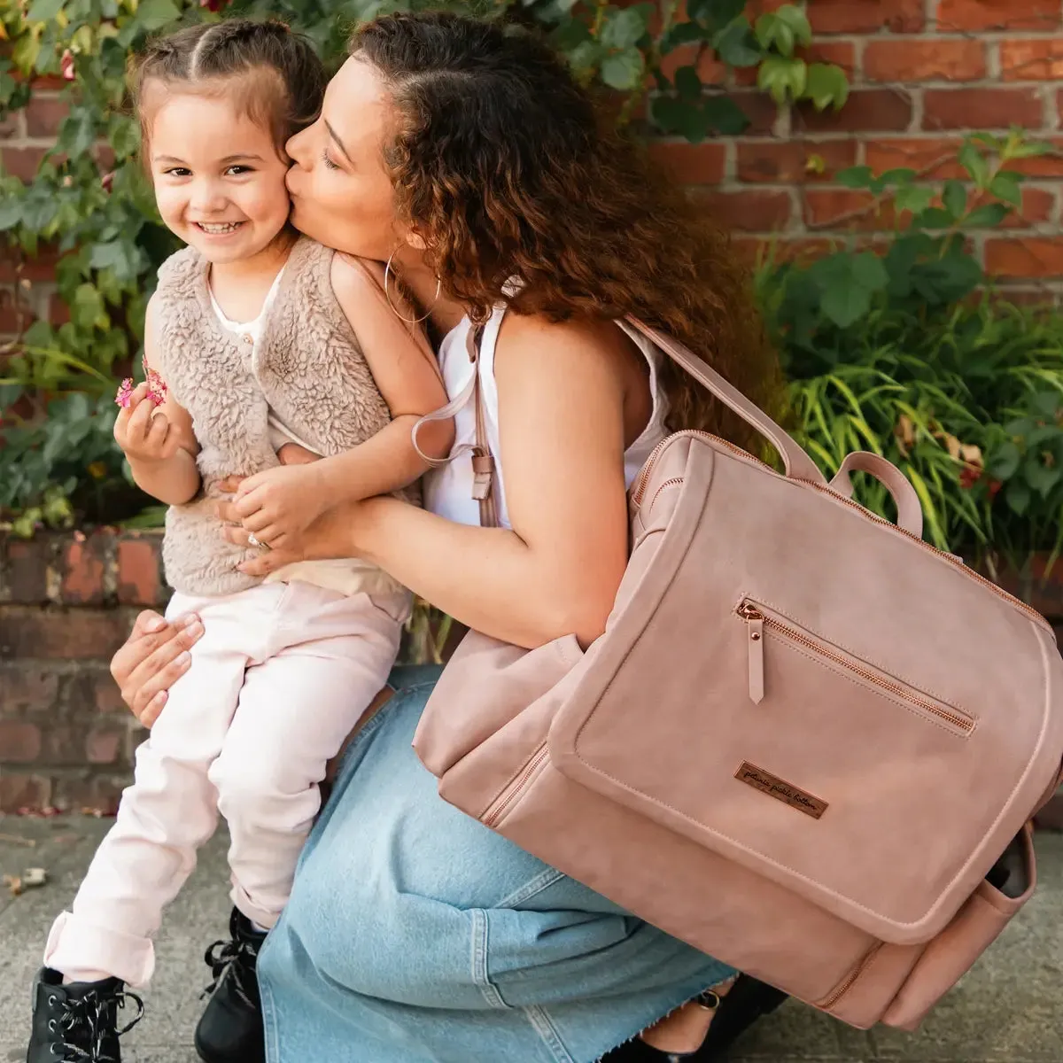 PPB - Boxy Backpack Deluxe - Toffee Rose Leatherette