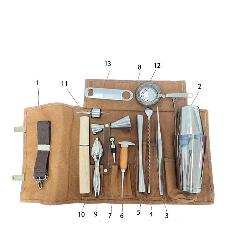 PROFESSIONAL COCKTAIL BAR KIT WITH BAG