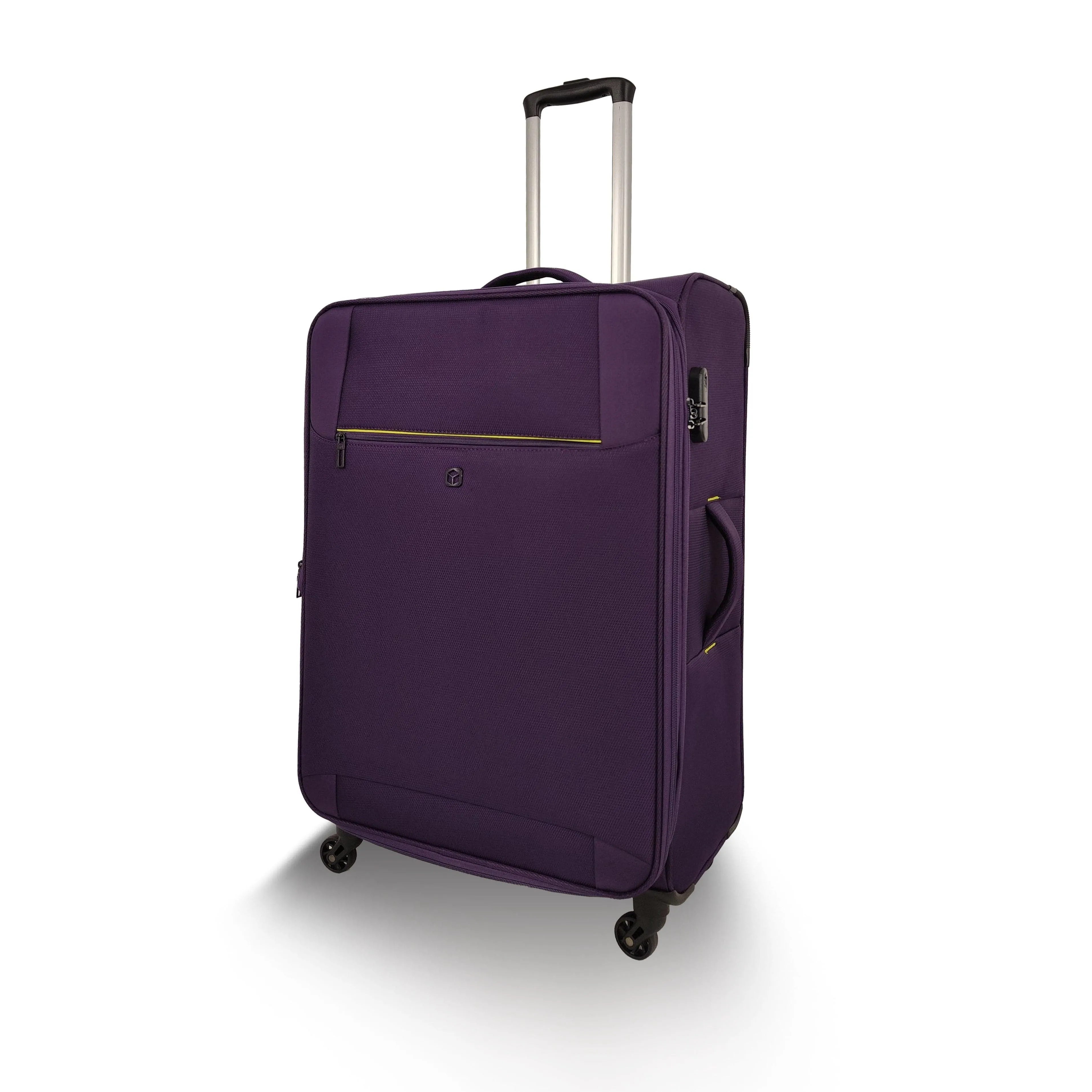 Qubed Pi 66cm Suitcase Spinner Aubergine