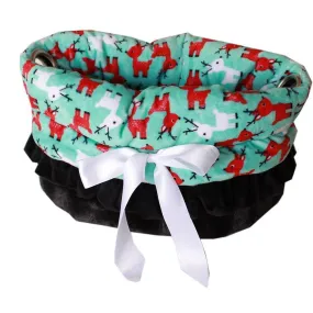 Reversible Snuggle Bug Dog Carrier Reindeer Folly