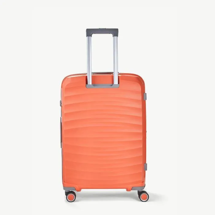 Rock Sunwave Expandable Spinner Medium Suitcase 66cm - Peach