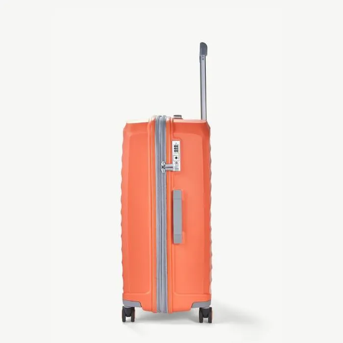 Rock Sunwave Expandable Spinner Medium Suitcase 66cm - Peach