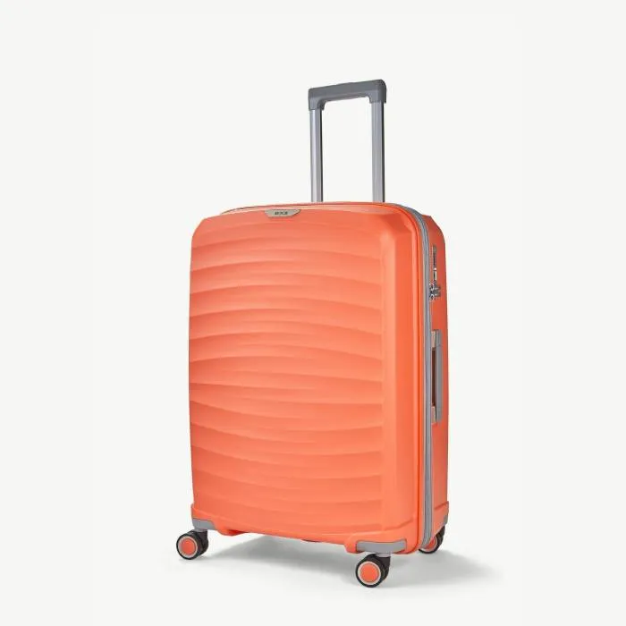 Rock Sunwave Expandable Spinner Medium Suitcase 66cm - Peach