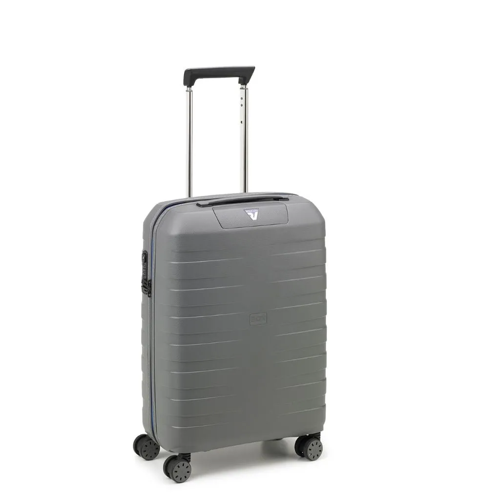 Roncato Box Young Carry On 55cm Hardsided Spinner Suitcase Grey