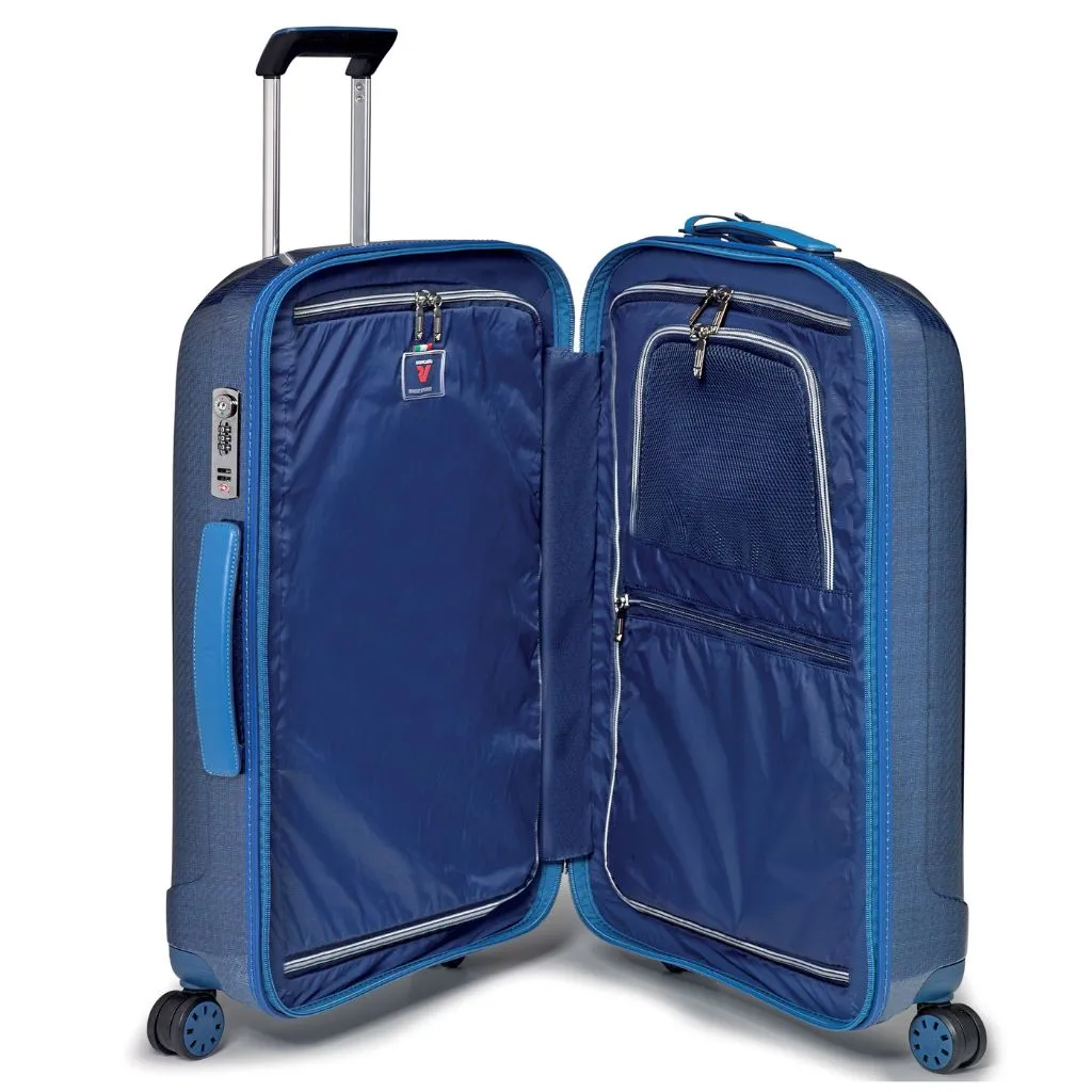 Roncato We Are Glam Medium 70cm Spinner Suitcase 2.7kg - Blue