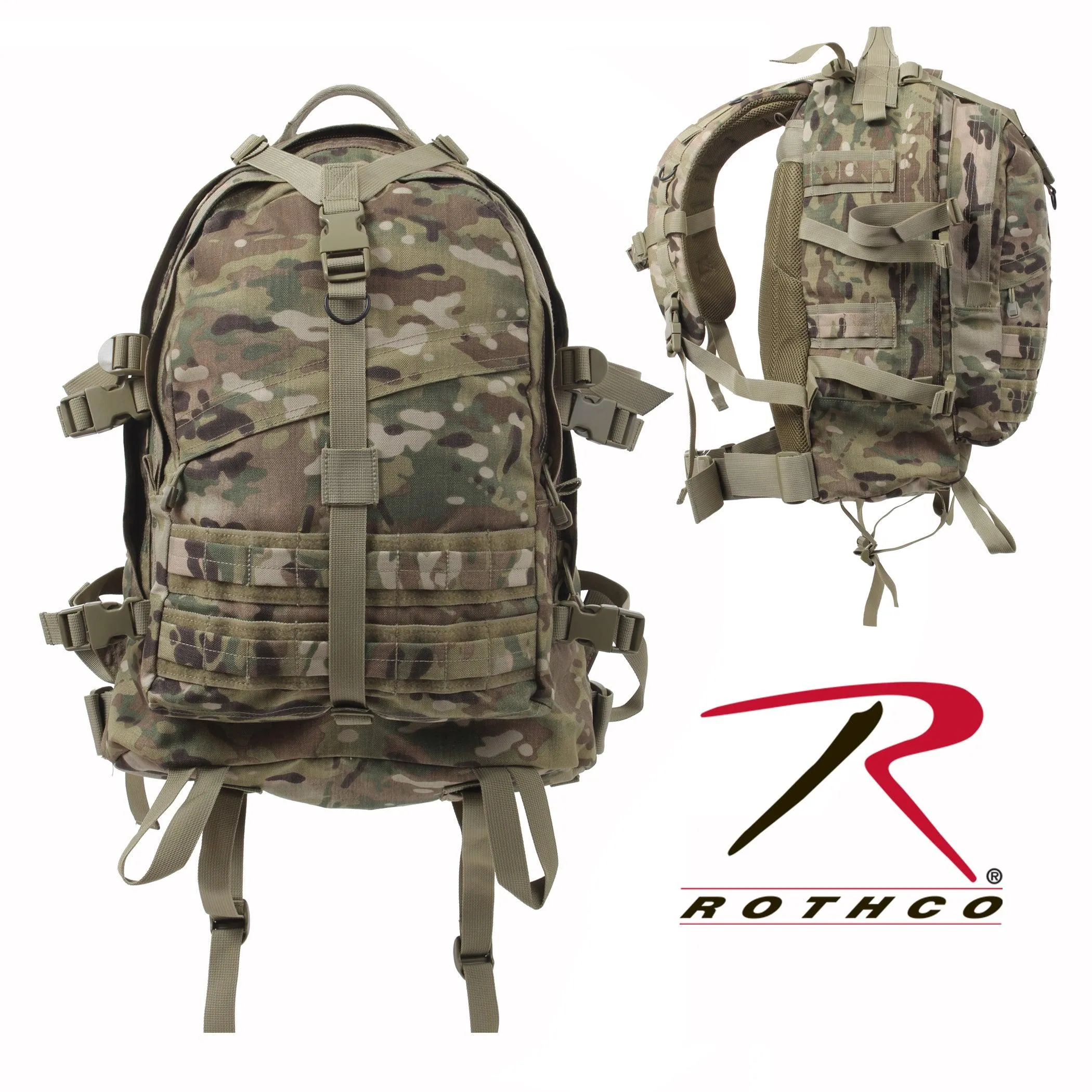 Rothco Large Camo Tactical Backpack