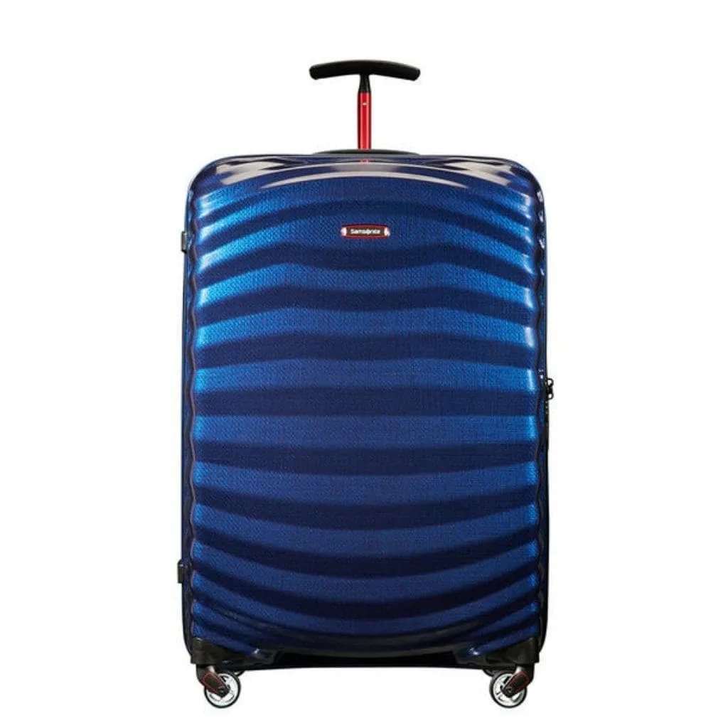 Samsonite Lite-Shock Sports Medium 75cm Hardsided Suitcase - Nautical Blue/Red