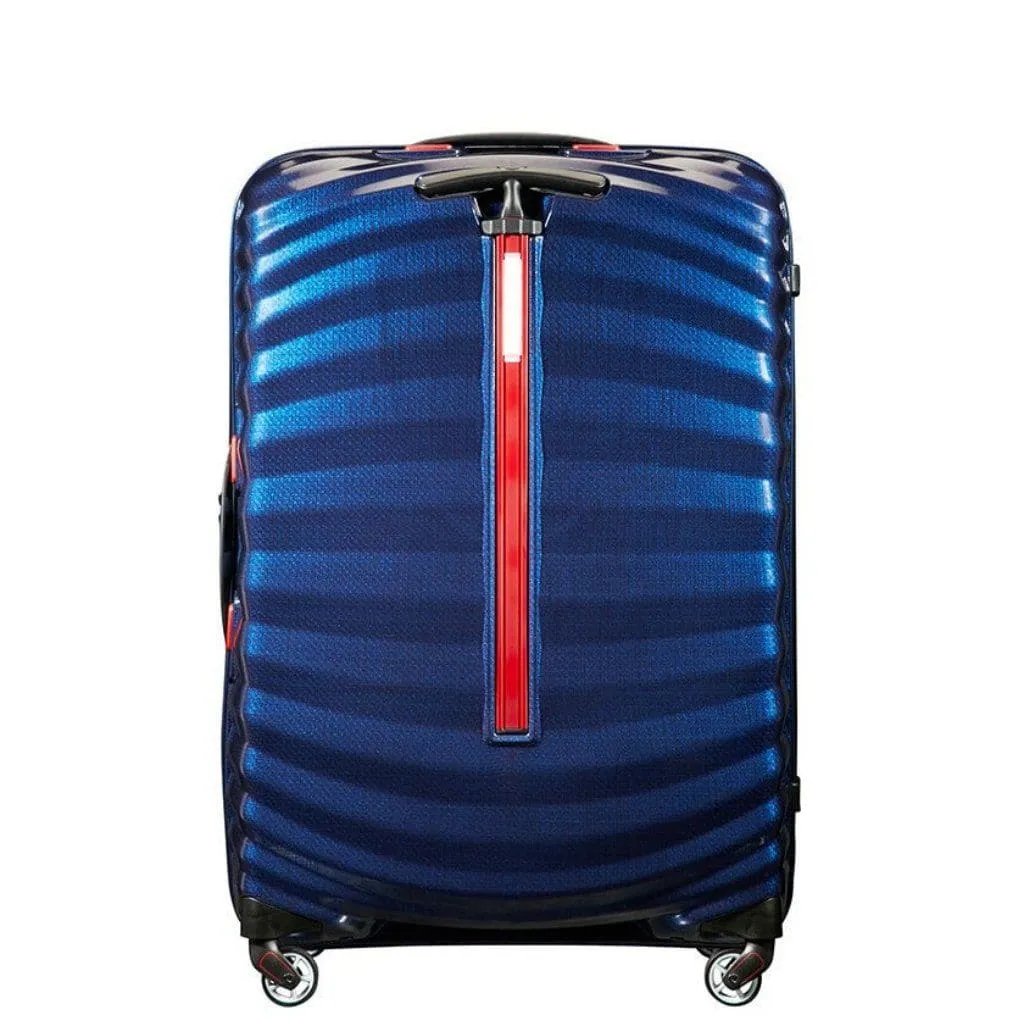 Samsonite Lite-Shock Sports Medium 75cm Hardsided Suitcase - Nautical Blue/Red