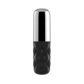 Satisfyer Mini Sparkling Darling Vibrator Black Silver