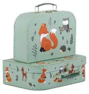 Set of Storage Trunk Suitcases 'Forest Friends'