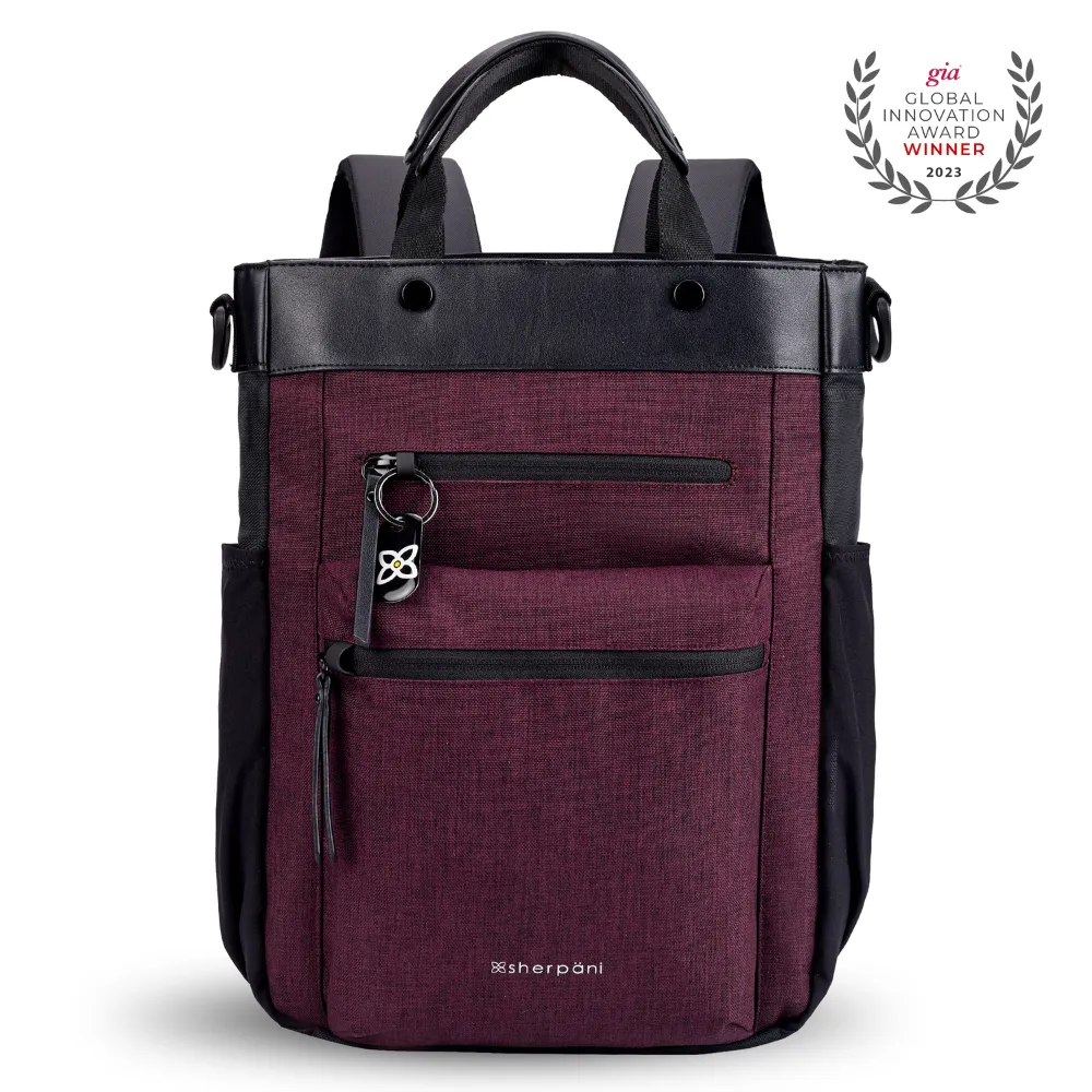 Sherpani Soleil Anti-Theft Merlot Multi-Wear Bag (Women's)