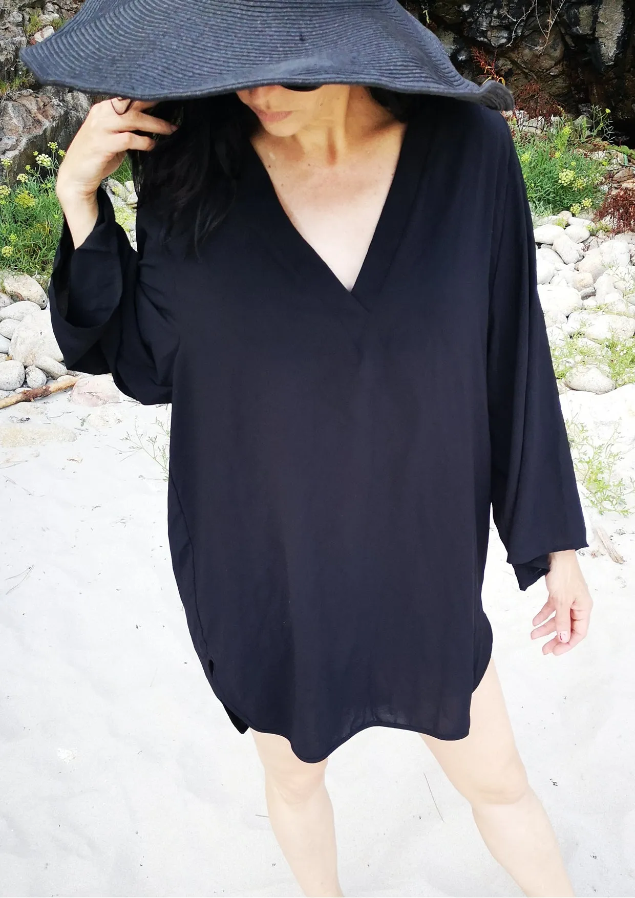 SHIRT/DRESS - black