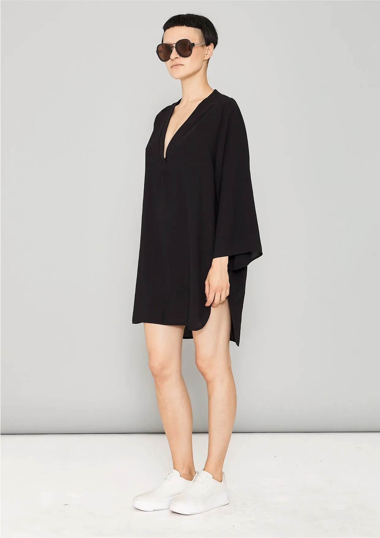 SHIRT/DRESS - black