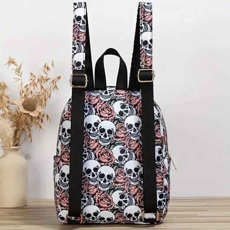 Skull and Roses mini Backpack