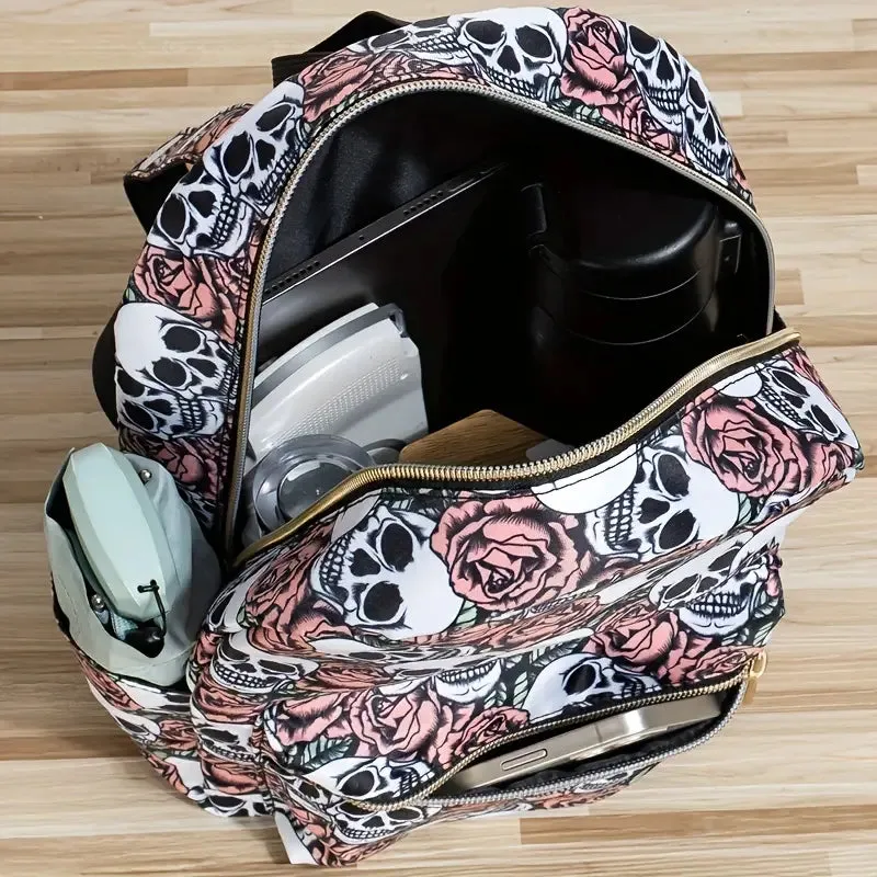 Skull and Roses mini Backpack