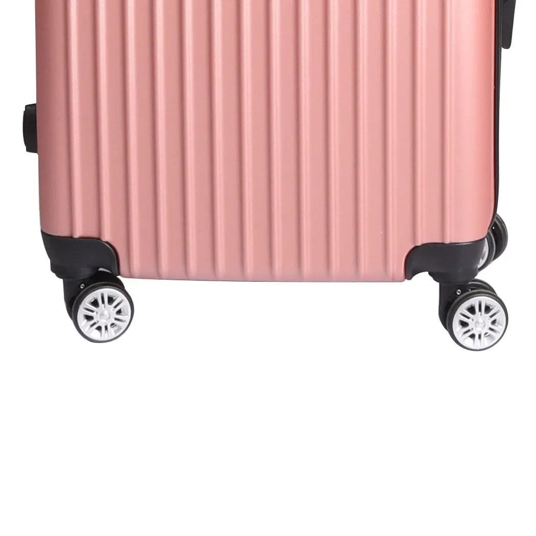 Slimbridge 28" Travel Luggage Suitcase Rose Gold