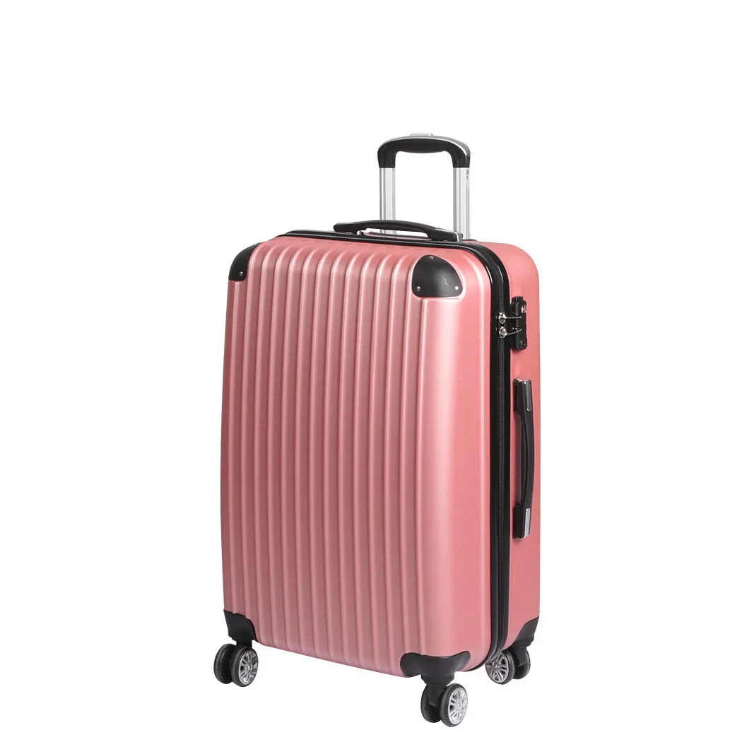 Slimbridge 28" Travel Luggage Suitcase Rose Gold