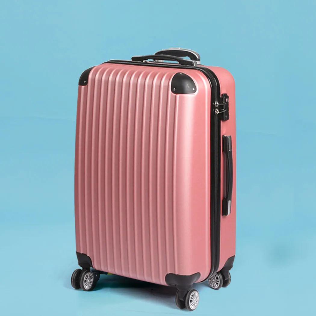 Slimbridge 28" Travel Luggage Suitcase Rose Gold