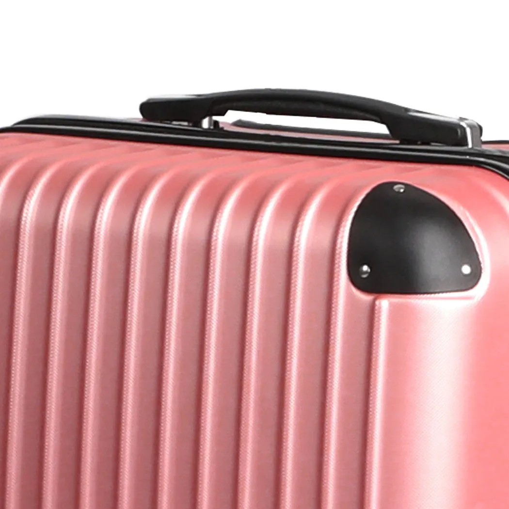 Slimbridge 28" Travel Luggage Suitcase Rose Gold