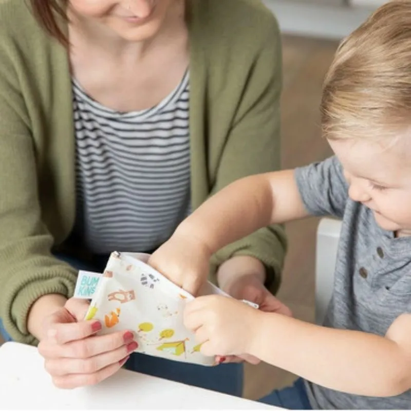 Small Reusable Snack Bags - Happy Campers