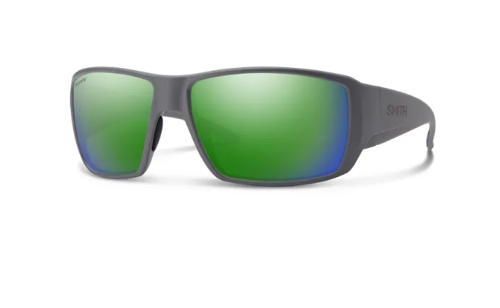 Smith Optics Guides Choice - Matte Cement Chromapop Glass Polarized Green Mirror