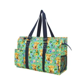 Soft Bovine Beauty NGIL Zippered Caddy Organizer Tote Bag