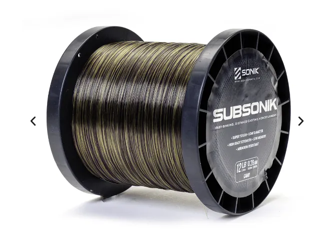 Sonik SubSonik Carp Mono Line 3000m Bulk Spool