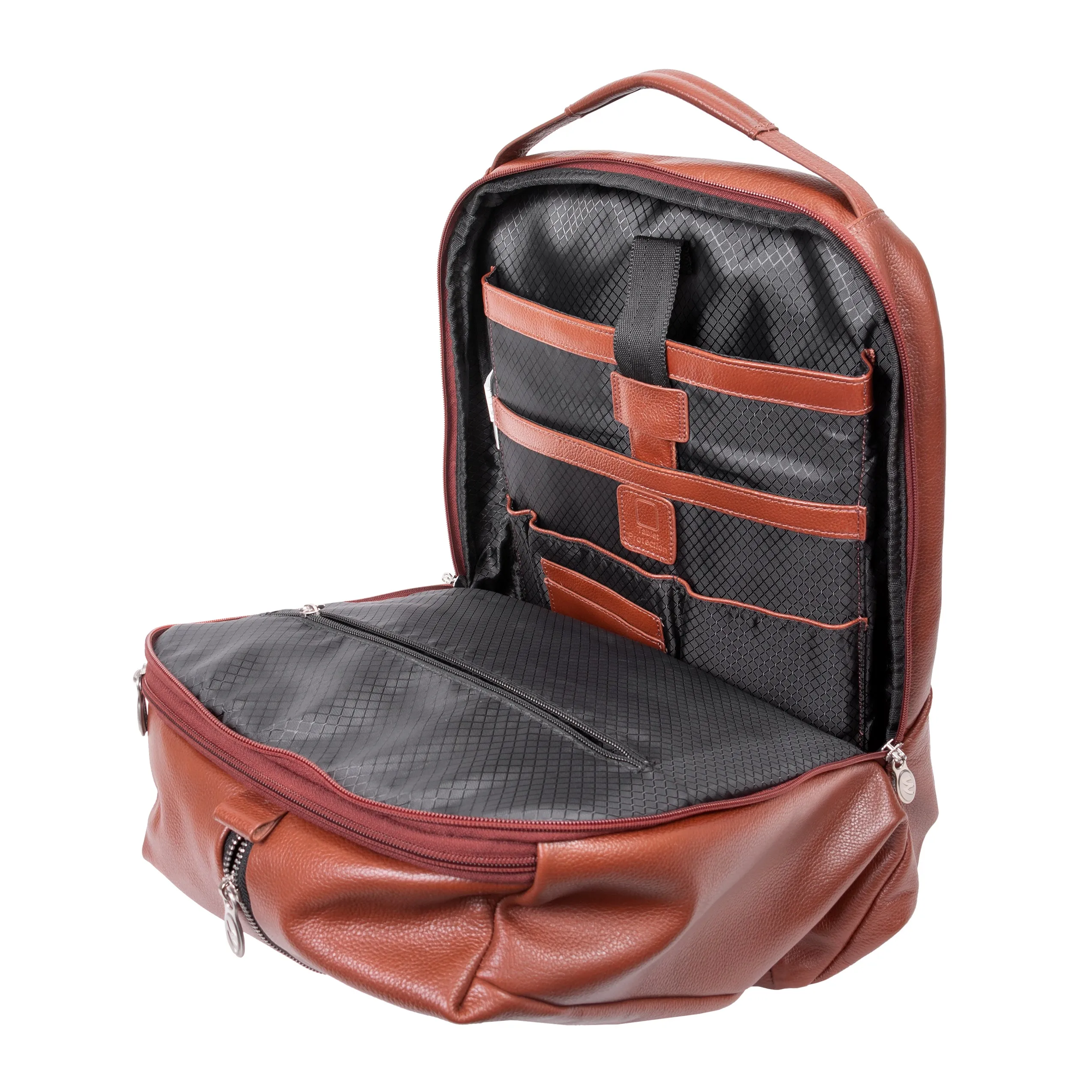 SOUTH SHORE | 17” Leather Overnight Laptop Backpack