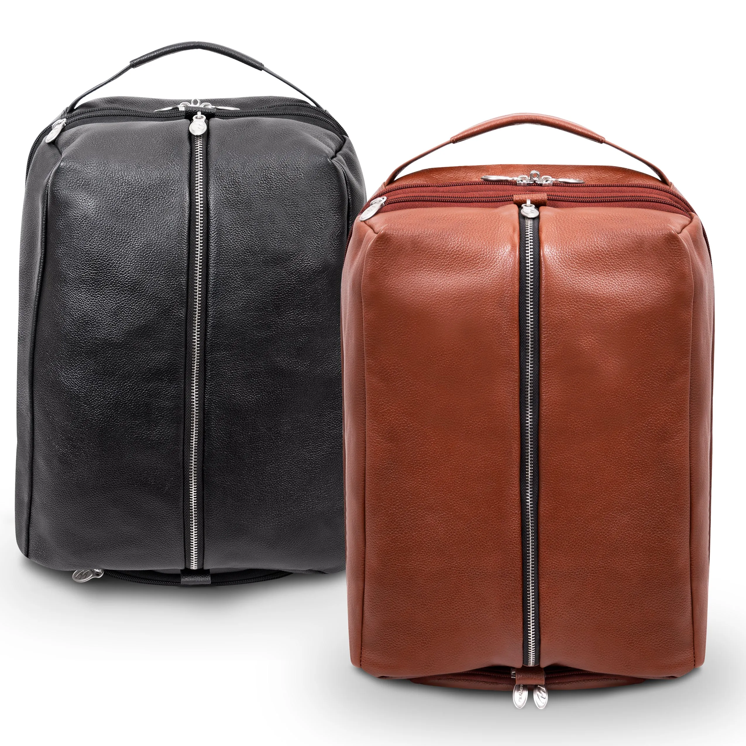 SOUTH SHORE | 17” Leather Overnight Laptop Backpack