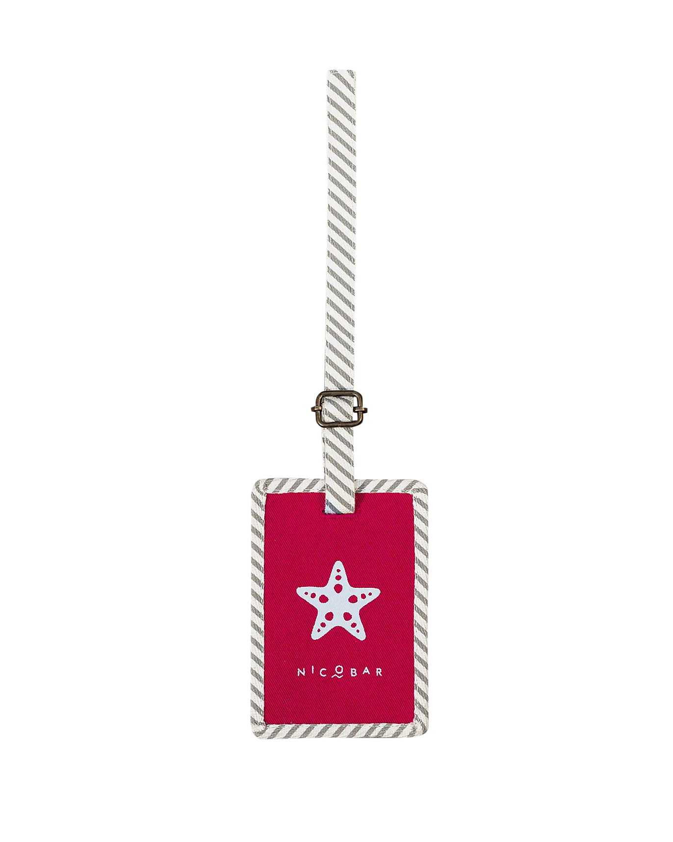 Starfish Bag Tag - Beetroot