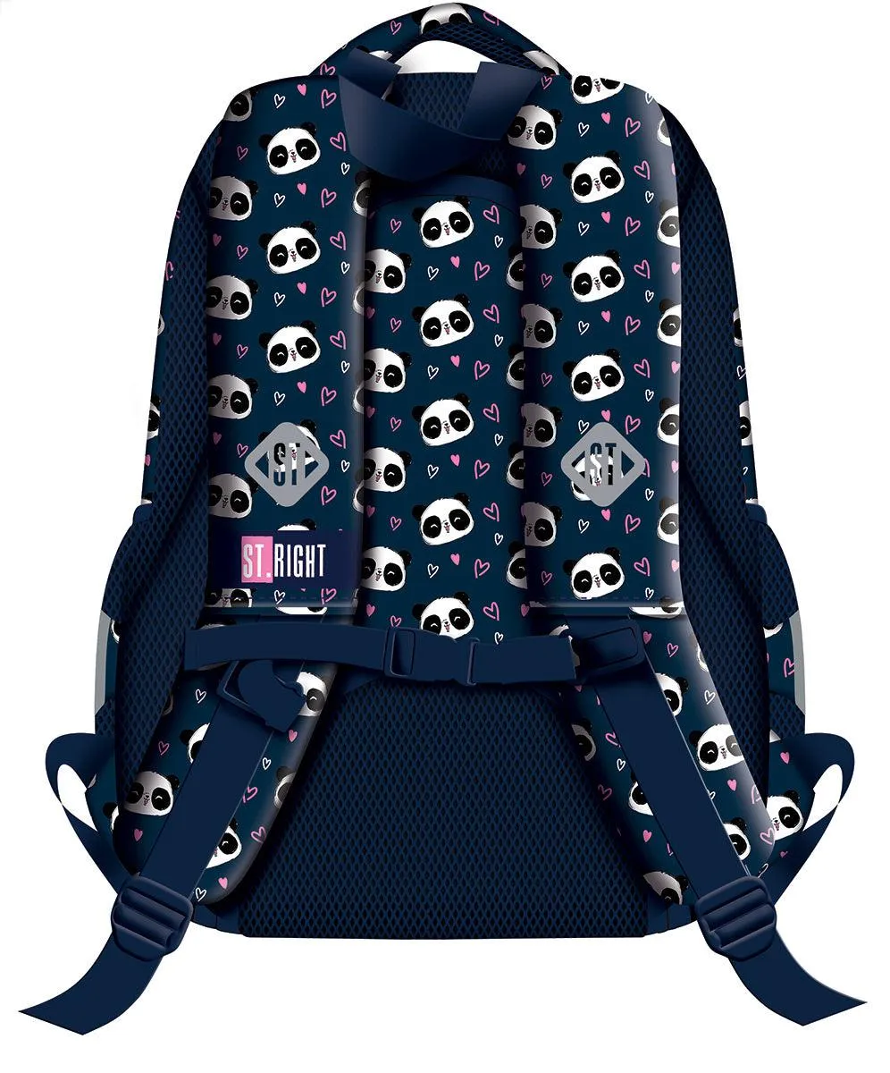 St.Right - Panda Love - 3 Compartment Backpack