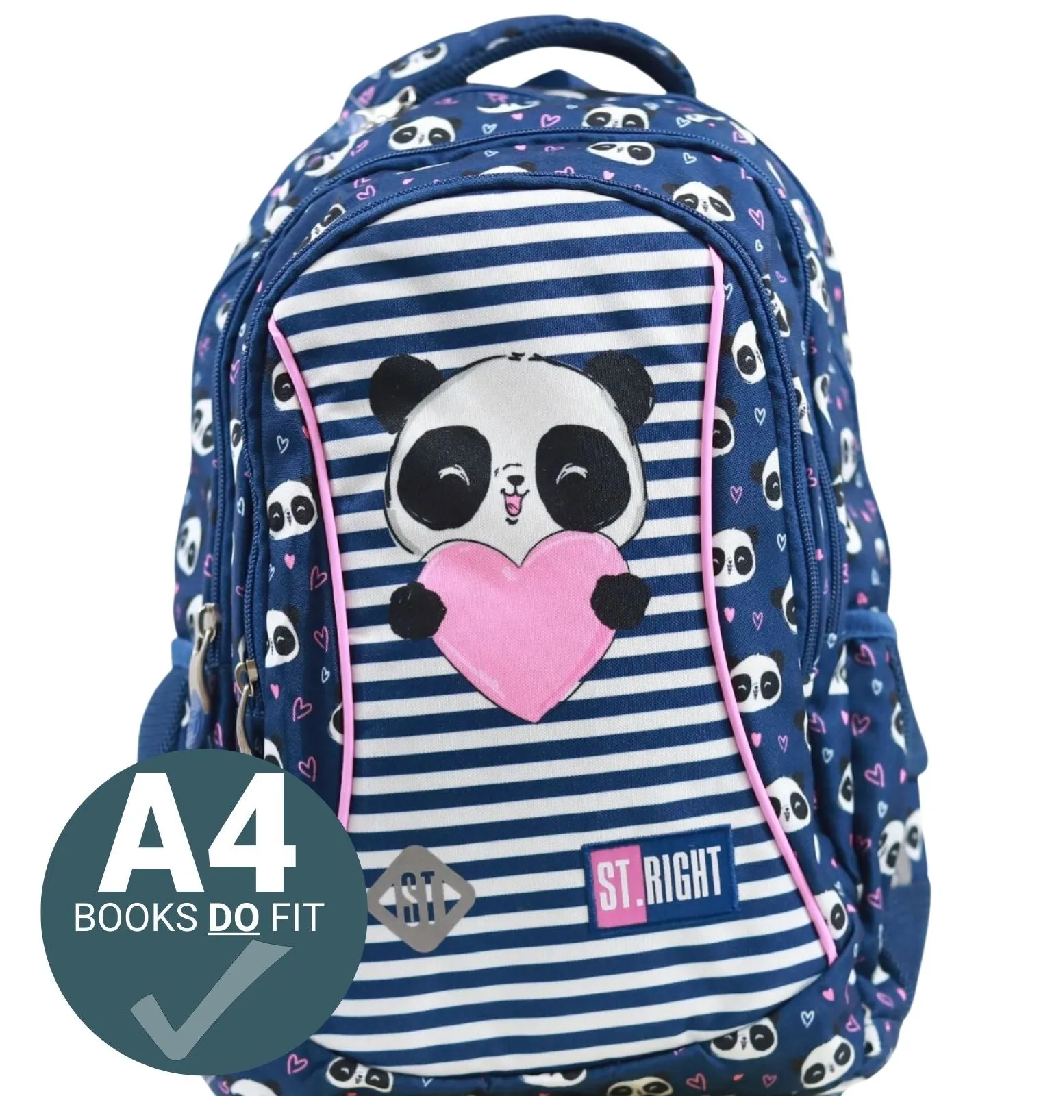 St.Right - Panda Love - 3 Compartment Backpack