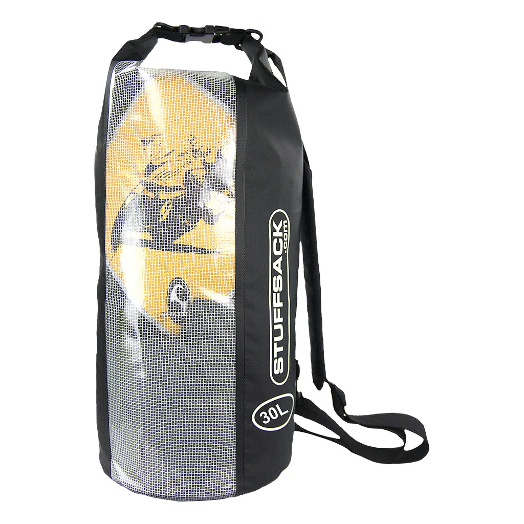 STUFFSACK Easy View Dry Bag - 30L Black