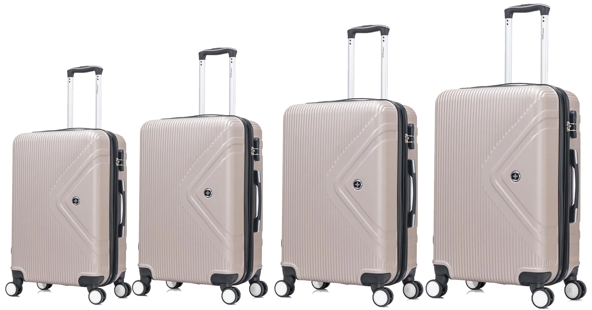 Swiss Digital® Crosslite SET-4 Piece luggage set