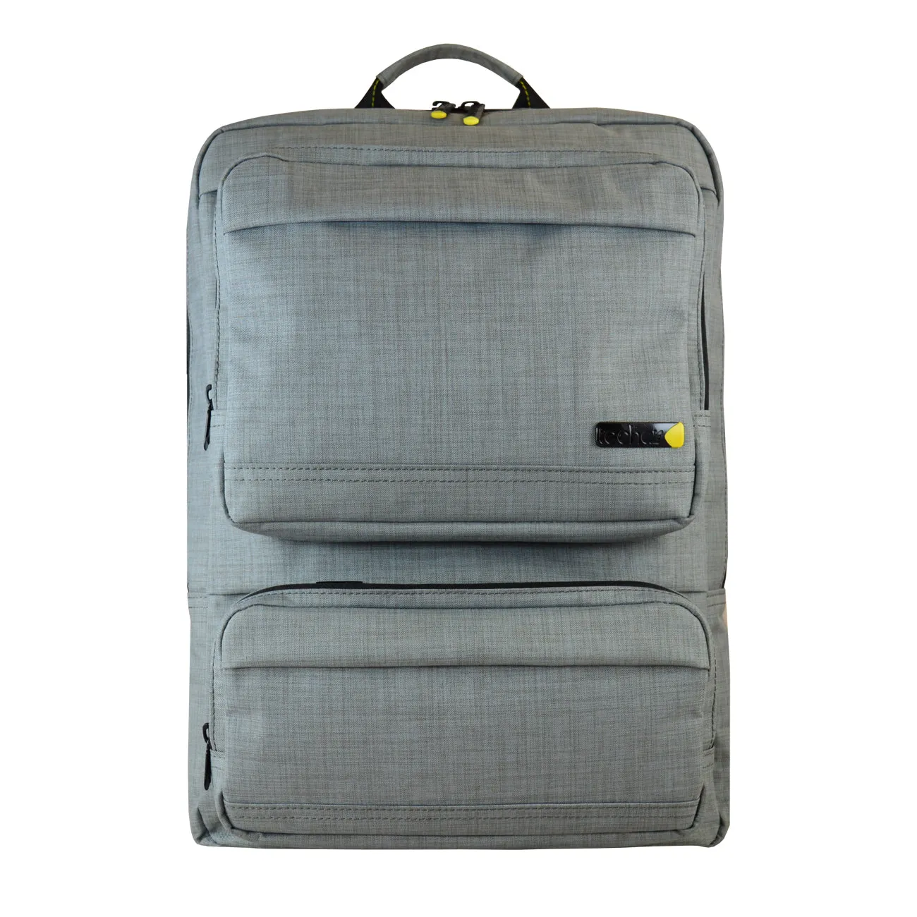 Techair Evo Magnetic Laptop Backpack - Notebook Carrying Backpack - 15.6" - Grey Texturised