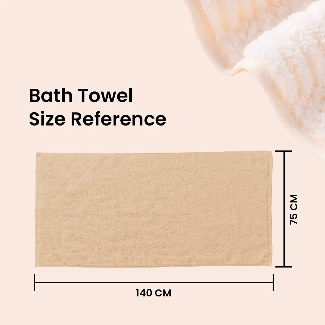 The Better Home Microfiber Bath Towel for Bath | Soft, Lightweight, Absorbent and Quick Drying Bath Towel for Men & Women | 140cm X 70cm (Pack of 4, Pink Beige) (Pack of 3, Pink Beige Green)