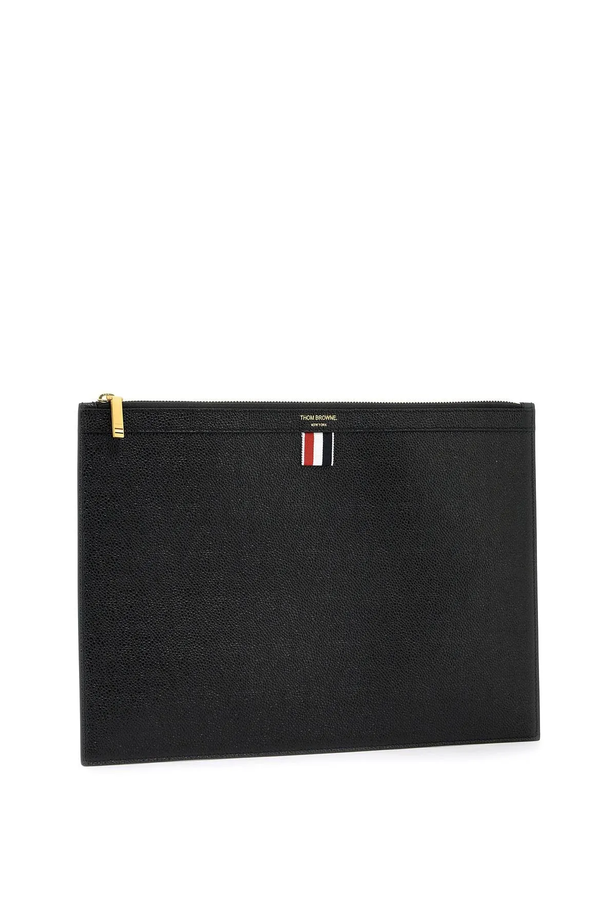 Thom Browne leather medium document holder