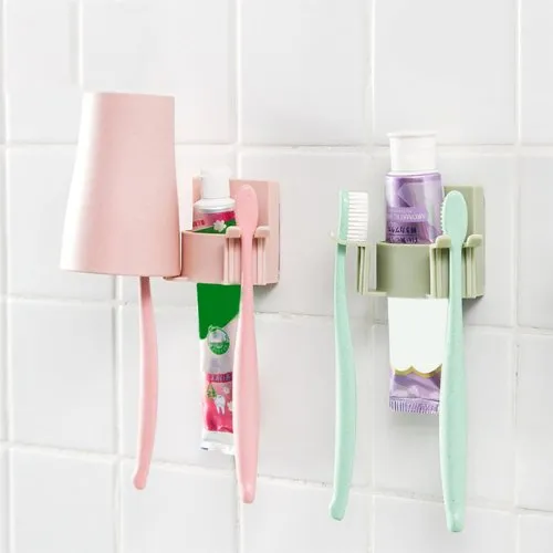 Toothpaste and Toothbrush Holder